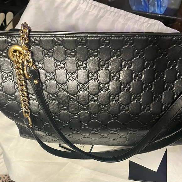 Gucci Guccissima Chain Handbag - Picture 4 of 14